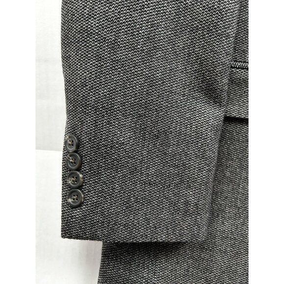 Chaps Blazer Mens 42R Gray 100% Wool Two-Button Classic Fit Sport Coat Classic - Picture 9 of 9
